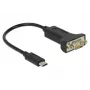 Σειριακό καλώδιο DeLOCK 63908 μαύρο 0,15 m DB-9