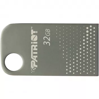 Patriot FLASHDRIVE Tab300 32GB USB 3.2 120MB/s, mini, αλουμίνιο, ασημί