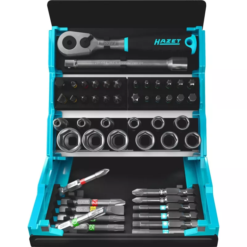Σετ μυτών Hazet 2200SC-2, υποδοχή 1/4 ίντσας, 32 τεμ.