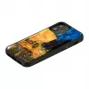 iKins θήκη προστασίας για Apple iPhone 12 mini — μαύρο σχέδιο «Cafe Terrace»