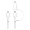 Καλώδιο USB Belkin BoostCharge Pro 1,5 m USB-C USB-C/Lightning Λευκό