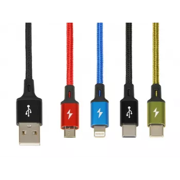 Καλώδιο φόρτισης 4 σε 1 Universal I-BOX USB IKUM4W1
