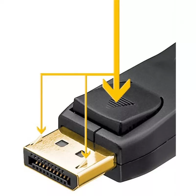 Καλώδιο DisplayPort Goobay 74755 1 m μαύρο