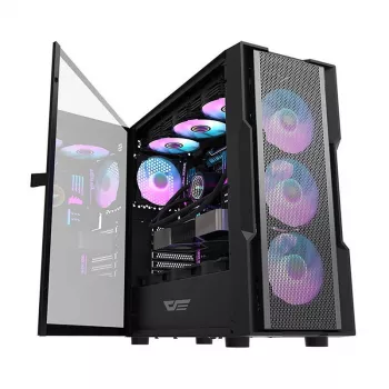 Κουτί υπολογιστή Darkflash DK431 Mesh, ATX, μαύρο