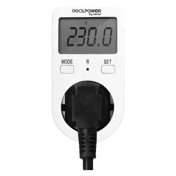 Μετρητής Κατανάλωσης Ενέργειας AC RealPower EM-1 Οθόνη LCD 16A