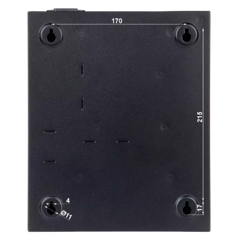 Ελεγκτής πρόσβασης Hikvision DS-K2804 — Μαύρο, 237×285×69 mm