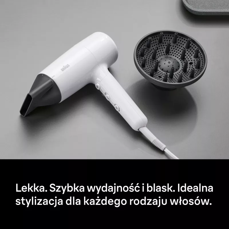 Πιστολάκι μαλλιών Braun BRHD226E 2200W Ionic Technology ελαφρύ