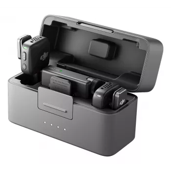 DJI Mic Mini (2 TX + 1 RX + Θήκη φόρτισης) Ασύρματο κιτ μικροφώνου - σκούρο γκρι