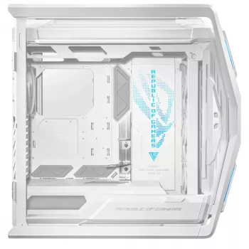 ASUS ROG GR701 Hyperion White, PC, Λευκό, ATX, EATX, micro ATX, Mini-ITX, Αλουμίνιο, Multi, Front