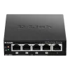 D-Link DGS-1005P/E Διακόπτης δικτύου Unmanaged Gigabit Ethernet (10/100/1000) Power over Ethernet (PoE) Μαύρο