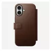 Θήκη folio κινητού Nomad NM014209858 για Apple iPhone 17, 16 cm (6,3 ίντσες), καφέ, 4 θήκες καρτών