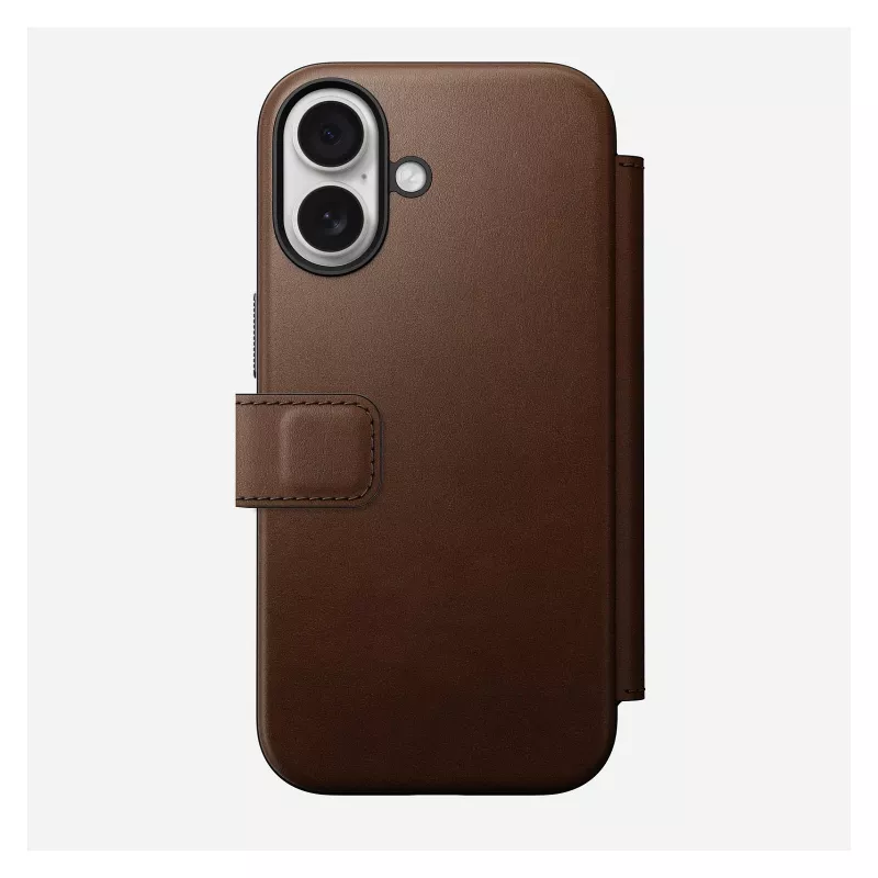 Θήκη folio κινητού Nomad NM014209858 για Apple iPhone 17, 16 cm (6,3 ίντσες), καφέ, 4 θήκες καρτών