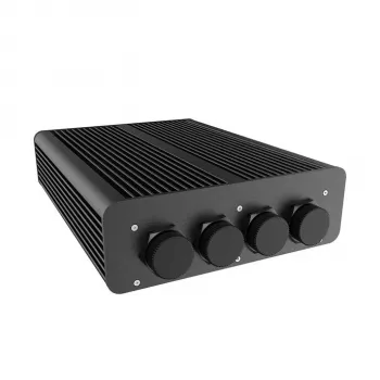 Akasa Pascal TX Plus κουτί Thin-mini-ITX για Intel, προστασία IP65, χωρίς ανεμιστήρα - μαύρο