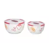 Σετ μπολ OURSSON BS4781RC/DC στρογγυλό κεραμικό 3L λευκό 2 τεμ.