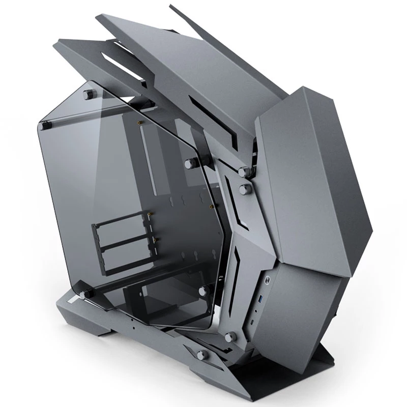 Jonsbo MOD3 Mini Micro-ATX Tower Showcase Tempered Glass - γκρι - Tower