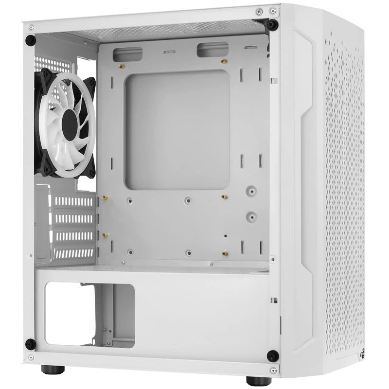 ATX AEROCOOL TRINITY MINI FRGB MICRO MINI TOWER ΚΟΥΤΙ ΜΕ ΓΥΑΛΙΝΟ ΠΛΑΪΝΙΚΟ (ΛΕΥΚΟ)