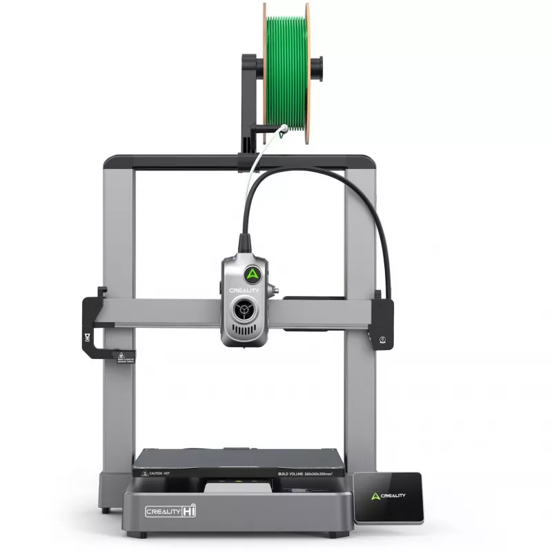 Creality Hi 1001010510 εκτυπωτής 3D, άμεσος εξωθητήρας, αυτόματη ρύθμιση επιπεδότητας, ασημί/μαύρος