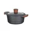 Σκεύη κουζίνας Resto Kitchenware Capella 2,6 L στρογγυλό μαύρο ξύλο