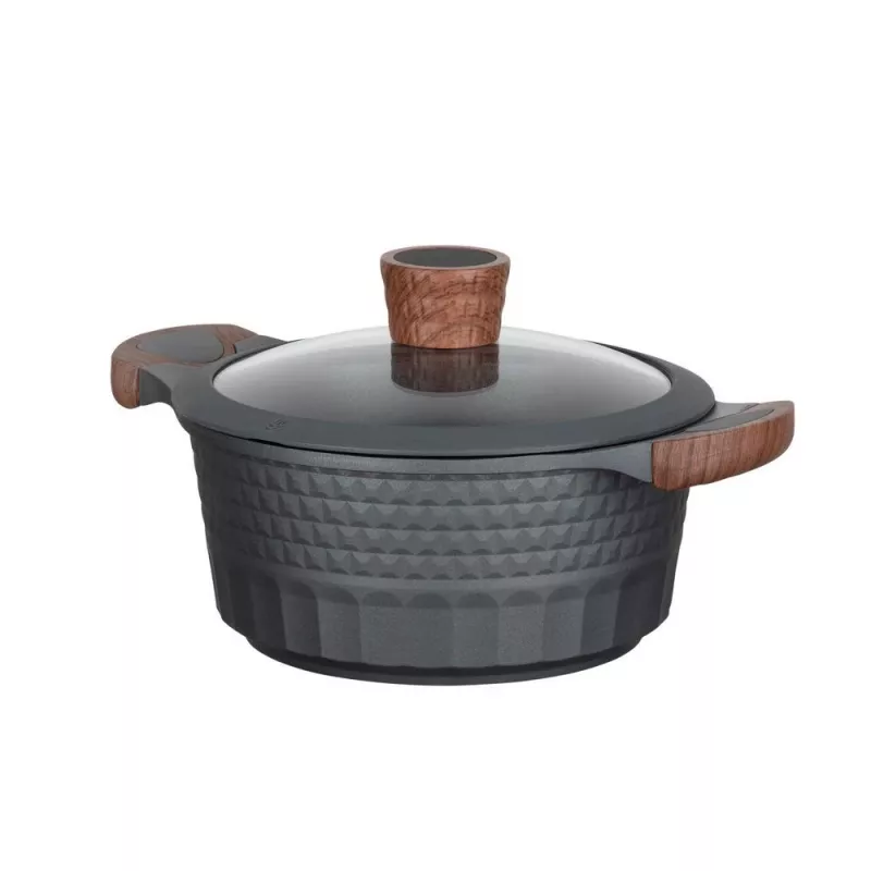 Σκεύη κουζίνας Resto Kitchenware Capella 2,6 L στρογγυλό μαύρο ξύλο