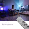 Προστασία Υπέρτασης Qoltec 50272 Γκρι 5 πρίζες AC 230V 3m