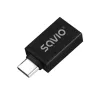 Savio AK-80 προσαρμογέας καλωδίου βίντεο 0m USB Type-A USB Type-C μαύρο