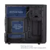 Akyga AK17BK Κουτί Micro-ATX Tower, 2x USB 3.0, χωρίς τροφοδοτικό, Μαύρο