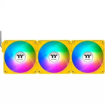 Ανεμιστήρες κουτιού Thermaltake CT120 EX ARGB 120 mm κίτρινο συσκευασία 3 τεμ.