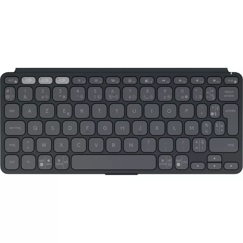 Πληκτρολόγιο Logitech Keys-To-Go 2 καθολικό Bluetooth AZERTY γαλλικό γραφίτης