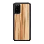 Θήκη κινητού Man and Wood Galaxy S20 Cappuccino μαύρο — Προστατευτική θήκη για Samsung Galaxy S20