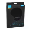 Mousepad IB0X IMP003 με στήριγμα καρπού, μαύρο, 190×230 mm