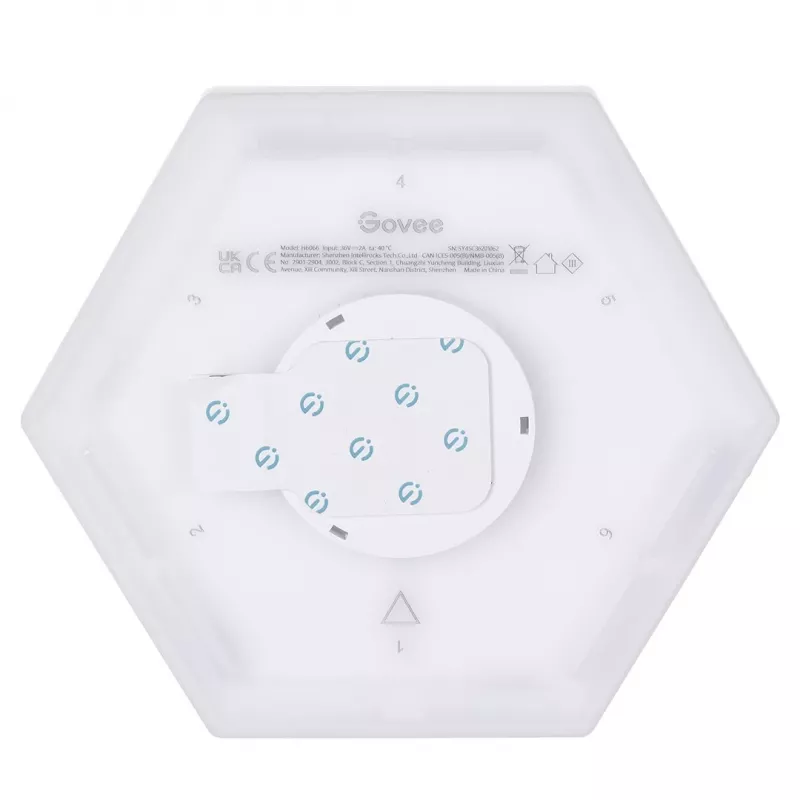 LED Smart Panel Govee B6066 Hexa Pro RGBIC Bluetooth Wi‑Fi 10 τεμάχια