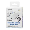 USB 3.0 Hub 4 θυρών, ασημί