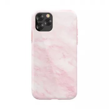 Θήκη κινητού Devia Marble-Serie για iPhone 11 Pro Max, ροζ, προστατευτικό σκληρό κέλυφος