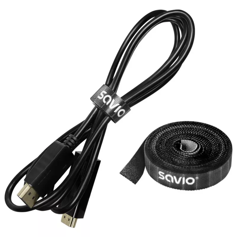 Οργανωτής καλωδίων Savio OC-06 Universal Μαύρο