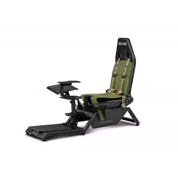 Κάθισμα πιλοτηρίου Next Level Racing Flight Simulator Boeing Military 396055 — ειδικό κάθισμα προσομοιωτή πτήσης, συμβατό με χειριστήρια και πεντάλ