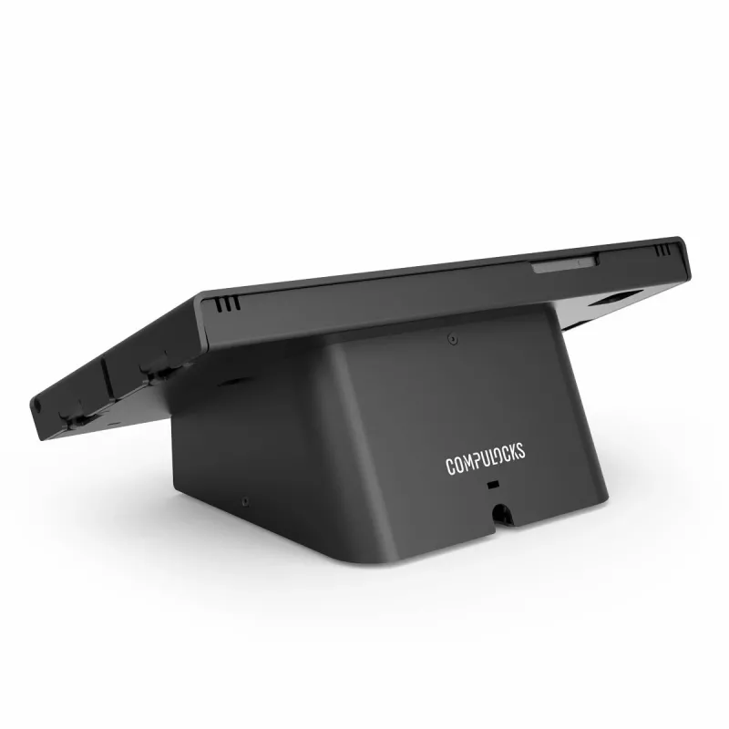 Compulocks 341B510APXB θήκη Apex για Surface Go 1–4ης γενιάς, κάψουλα συνεδριάσεων AV, κιτ στερέωσης, με κλείδωμα, επιτοίχια/επιτραπέζια τοποθέτηση, μαύρη