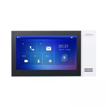 Dahua Technology VTH2421FW Βίντεο-θυροτηλέφωνο 17,8 cm (7 ίντσες) Μαύρο, Λευκό