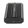 Θήκη SSD M.2 SilverStone SST-MS13, USB 3.2 Gen 2, οθόνη κατάστασης RGB LED, μαύρη