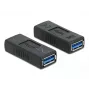 Προσαρμογέας USB 3.0 Type-A υποδοχή σε Type-A υποδοχή σταυρωτό DeLOCK 66641