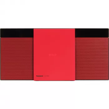 Panasonic SC-HC304 HiFi-CD-Player κόκκινο
