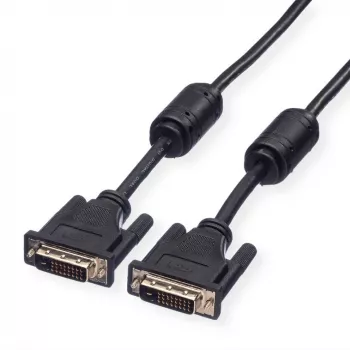 Καλώδιο DVI ROLINE DVI (24+1) Dual Link M/M 7,5 m