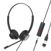 Headset Tellur Voice 420 ενσύρματο headset binaural μαύρο TLL411006