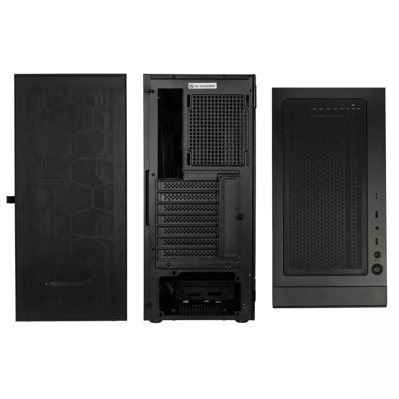 Kolink Observatory HF Mesh Core Midi-Tower - μαύρο