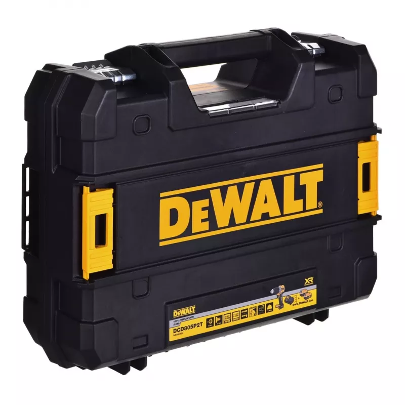 Δραπανοκατσάβιδο Dewalt DCD805P2T 18V 2X5,0AH BL Tstak