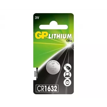 GP Batteries Μπαταρία κουμπί λιθίου CR1632 λιθίου 3V μη επαναφορτιζόμενη μπαταρία (CR1632-U1)