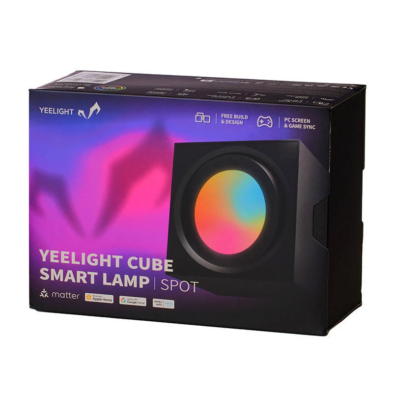 Gaming Light Panel YEELIGHT SMART CUBE LIGHT SPOT Βάση (YLFWD-0008) Μαύρο