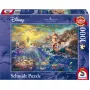Schmidt Spiele 59479 Thomas Kinkade: Disney Η Μικρή Γοργόνα Ariel παζλ, 1000 κομματιών, 69,3 x 49,3 cm, κινούμενα σχέδια