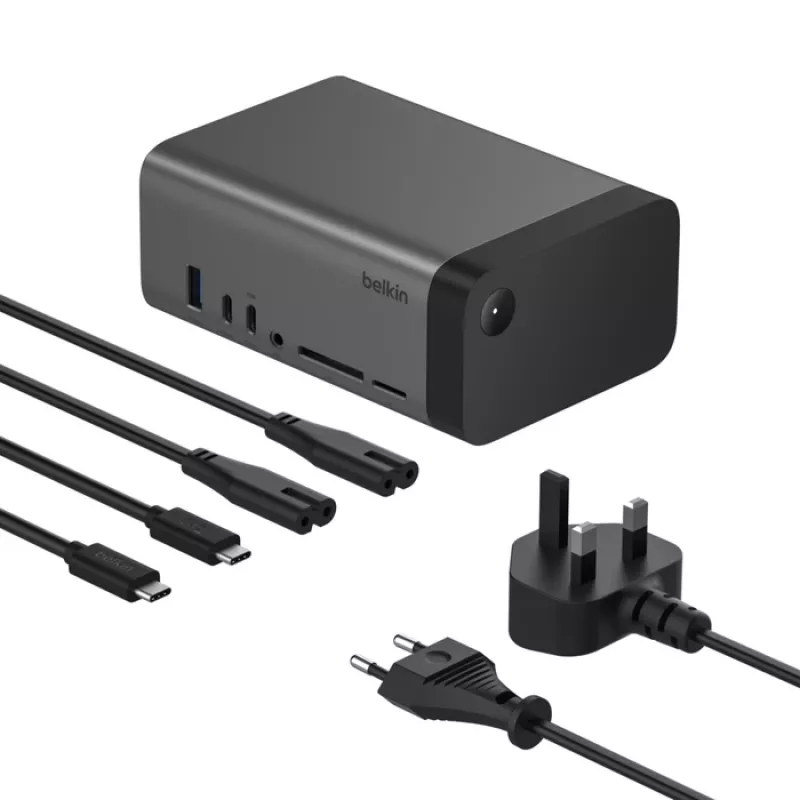 Belkin Connect USB Type-C Hub 10000 Mbit/s γκρι