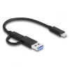 DeLOCK Αναγνώστης καρτών USB Type-C CFexpress XQD Αλουμίνιο Γκρι 10000 Mbit/s
