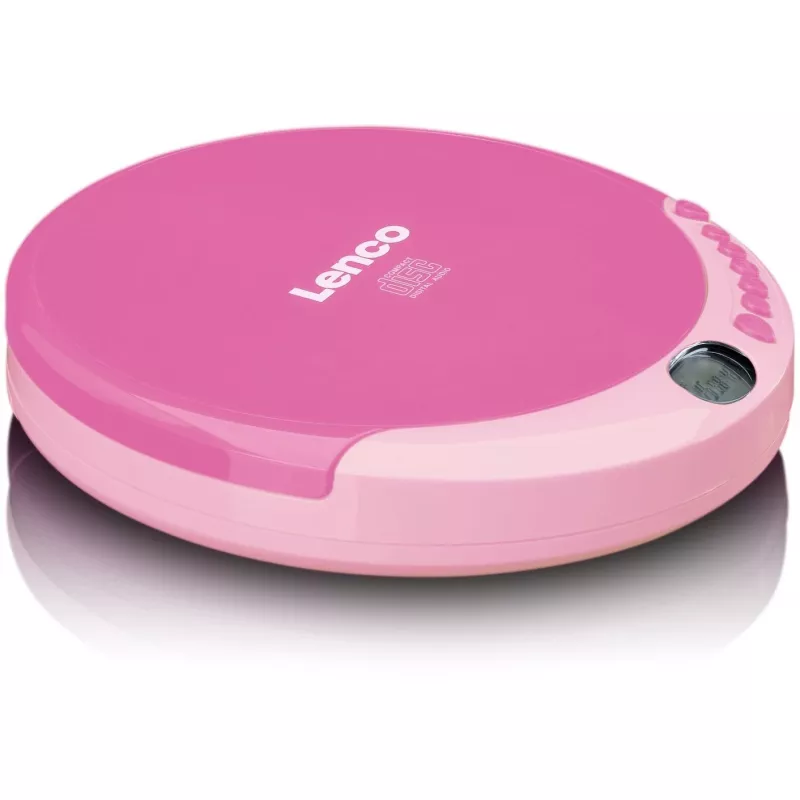 Φορητό CD player Lenco CD-011 Ροζ